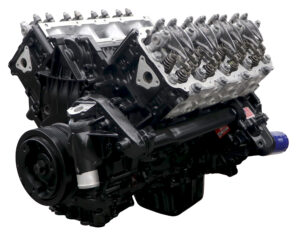 Remanufactured diesel engine with dual cylinder heads and intake manifold assembly