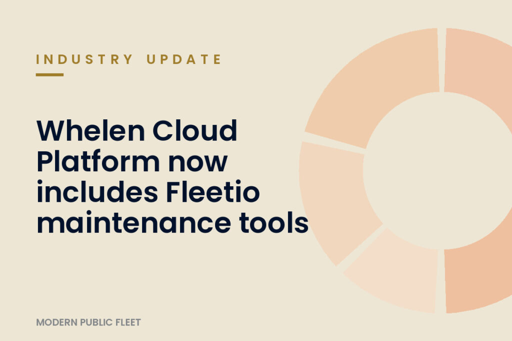 Modern Public Fleet industry update card for the story: Whelen Engineering Partners With Fleetio to Add Maintenance Capabilities to Emergency Fleet Platform