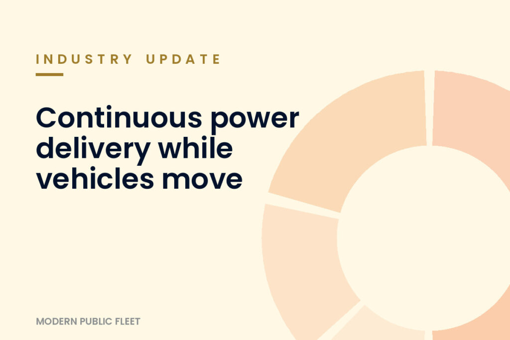 Modern Public Fleet industry update card for the story: HEVO Patents Dynamic Roadway Charging System for Electric Vehicles