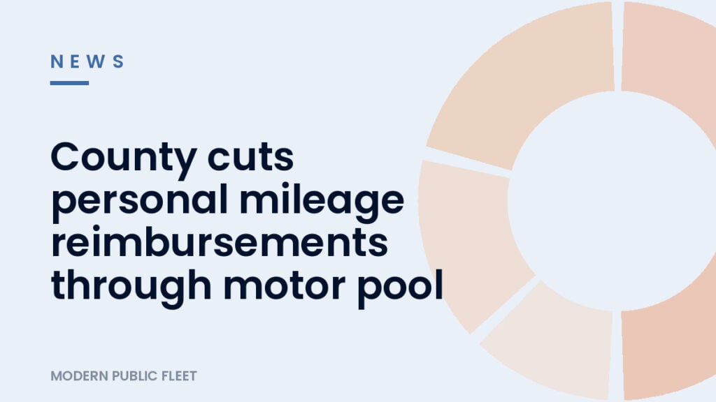 Modern Public Fleet news card for the story: Mobility Program Helps County Achieve 60% Fleet Utilization