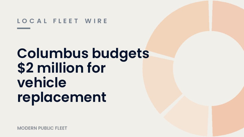 Modern Public Fleet local fleet wire card for the story: Columbus Fleet Division Seeks Authority to Purchase Automobiles and Light-Duty Trucks via UTC Contracts