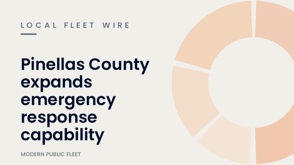 Modern Public Fleet local fleet wire card for the story: Pinellas County Adds ‘Super Cooler’ to Emergency Fleet