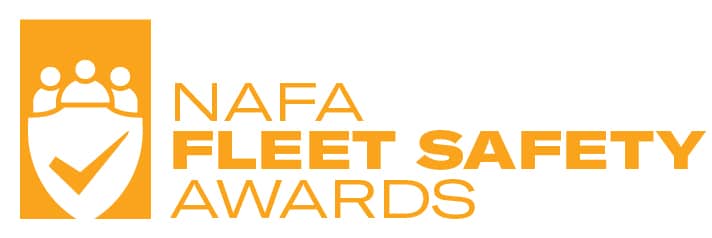 NAFA Fleet Safety Awards logo with shield and checkmark design