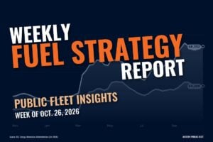 Weekly Fuel Strategy Report cover: U.S. retail diesel at $6.352 and gasoline at $4.269 over the past 12 months